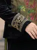 Nuevo Estilo Chino Ropa para Madres Chaleco con Estampado de Terciopelo Dorado Traje para Mujer Ropa para Mujeres de Mediana Edad y Mayores Elegante Casual Temperamento Conjunto de Tres Piezas