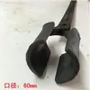 Alicate de Boca Redonda Forjado à Mão, Alicate de Estaca, Alicate de Aço Redondo, Pinça de Fogo, Pinça de Crisol, Cabeça Giratória, Alicate Cinzel