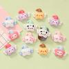 Mini Animal Fofo Desenho Animado Asas Estrelas DIY Cola de Creme Resina Acessórios para Joias