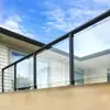 Barandilla de Escalera Aleación de Aluminio Barandilla de Balcón Valla Sencilla para Jardín de Villa Poste de Pared para Patio Exterior