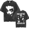 Camiseta Vintage Lavada Playboi Carti I Am Music Logo Apotheosis Ken Carson Narcissist Tour