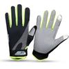Luvas de seda gelada para homens e mulheres, ciclismo, fitness, montanhismo, ciclismo ao ar livre, treinamento, táticas, antiderrapantes, esportivas, tela sensível ao toque, luvas de dedos inteiros