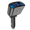Dual USB4.8A rotativo carregador de carro de exibição digital um arrastar quatro Bluetooth FM receptor de carro Music U disco suprimentos