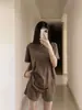 Venta de liquidación: Conjunto de Camiseta de Manga Corta Holgada y Cómoda Estilo Americano y Shorts, Conjunto de Pijama Ropa de Casa Suave y Amigable con la Piel para Mujer
