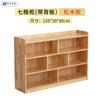 Armário de Brinquedos de Madeira Maciça para Jardim de Infância Armário Auxiliar de Ensino Montessori Armário para Mochilas Escolares de Crianças Prateleira de Armazenamento Armário de Armazenamento Área de Armazenamento Armário de Canto