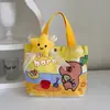 Bolsa de Lona para Mujer, Mini Bolso Tote Original de Dibujos Animados, Nuevo Modelo 2026, Bolso Pequeño para Oficinistas, Bolsa para Lonchera, Disponible para Dropshipping
