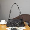 2025 Diseño Nicho Verano Nuevo Patrón Cocodrilo Personalizado Retro Moda Trendy Bolso de Hombro Único Axilar para Mujer