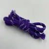 Cordão de Corda Trançada de Poliéster de 5 mm, Corda Trançada Colorida Feita à Mão, Cordão de Fechamento Paracord, Cordão para Chapéu