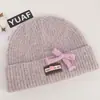 Gorro de punto de mezcla de lana estilo coreano, gorro de invierno cálido que cubre las orejas, suave y cómodo, gorro de punto coreano minimalista y versátil