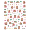 Nuevos en Stock Venta al por Mayor Pegatinas para Uñas Serie 3D en Relieve Ins Lindos Dibujos Animados Adhesivas Calcomanías para Uñas Graffiti