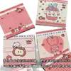 Notas Adhesivas de Gato Manzana Roja Estilo Ins Adhesivo de Alta Calidad Lindos Adhesivos para Planner Estilo Girly Notas para Estudiantes