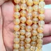 Zhiyue joias chá melancia contas soltas pedra natural atacado diy acessórios de contas feitos à mão contas soltas decorativas atacado