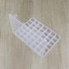 Fixo 42 grade embalagem transparente brinquedo pesca caixa de armazenamento embalagem peças diy frisado acessórios organizando caixa de plástico