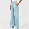 Calça de Yoga Estilo Europeu e Americano, Calça Fitness, Calça Reta de Pernas Largas, Calça Esportiva Casual Versátil Emagrecedora para Uso Outdoor e Casual para Mulheres