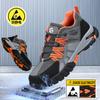 Sapatos Anti-Estáticos para Quatro Estações, Sapatos Modernos e Resistentes ao Desgaste Fly-Knit para Posto de Gasolina, Sapatos Limpos e Sem Poeira para Oficina de Fábrica Eletrônica Atacado