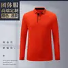Camisa tipo polo de manga larga ropa de trabajo camiseta logo word estampado camisa cultural ropa para personal de empresa bordado en la ropa