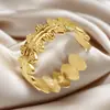 Anillo Retro de Diseño de Nicho para Mujer Acero Inoxidable Estilo Exagerado Forma Especial Hueco Apertura Ajustable Nuevo Anillo de Acero de Titanio