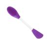 Brocha de Silicona Multifuncional de Doble Cabeza Brocha de Maquillaje Limpieza Facial Masaje Limpiador Mascarilla de Barro Especial Cabeza Suave Espumosa