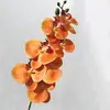 Flores Artificiales Naranja para Boda, Flores de Seda, Flores Artificiales Guía de Camino para Auditorio, Orquídeas Mariposa Decorativas, Flores Artificiales, Flores Artificiales Naranja