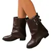 Talla grande 36-43, talla 37 740 gramos, diferencia de talla 0.5 marrón negro adulto otro estilo cómodo invierno masculino