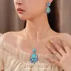 Collar ovalado vintage estilo palacio incrustado de diamantes, cadena para la clavícula de lujo ligero de nicho de alta gama, conjunto de joyería único y moderno