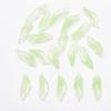 Colgante de Cristal con Hoja de Alga Marina Gradiente de 9*25 mm Accesorios de Joyería DIY Accesorios para Horquillas de Estilo Antiguo Producción de Colgantes