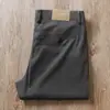 Pantalones casuales rectos de algodón lino elástico ligeros transpirables de alta gama con cintura elástica para hombre, nuevos de verano 2024, de negocios
