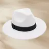 Sombrero de fieltro plano de ala corta, color liso, versátil, estilo callejero europeo y americano, lana sintética, estilo retro británico, sombrero de jazz con logotipo personalizado