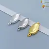 Fivela de Barra de Prata Esterlina S925 Fivela de Pérola Fivela de Pulseira de Prata Esterlina Fivela de Ervilha Acessórios de Prata Esterlina DIY Feitos à Mão Venda por Atacado