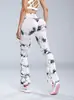 Nuevos Pantalones de Yoga Ajustados de Cintura Alta Sin Costuras Estilo Europeo y Americano Color Tie-Dye con Efecto Melocotón, Pantalones Acampanados, Pantalones Deportivos para Fitness, Leggings