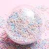 10g25g50g100g embalagem bola de espuma de macaroon surpresa caixa de presente cheia de fluxo de partículas de isopor planeta