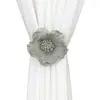 Atrapasueños Creativos de Flor de Perla para Cortinas Modernos Simples Ajustables Correas de Sujeción para Cortinas Transparentes Poliéster Decorativo