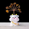 Grava de Cristal Natural Árbol de Cristal de los Doce Signos del Zodíaco Adornos Árbol de la Fortuna Amatista Rosa Adornos Pequeños Auspiciosos Creativos