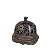 Queimador de Incenso Ruyi com Padrão Yunfu Antigo Ornamentos para Queimador de Incenso Queimador de Incenso em Disco de Sândalo para Interior de Casa Queimador Aromaterápico Calmante para Sala Zen