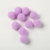 Em Estoque 8mm 2000/Pacote Pompons Pequenos de Alta Elasticidade Pompons de Poliéster Materiais de Arte Acessórios de Brinquedo Squishy Atacado