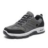 Zapatos de senderismo para hombre al por mayor para exteriores, zapatos deportivos casuales de malla transpirable antideslizantes, zapatos de seguridad para obras, zapatos de trekking