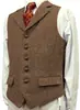 Chaleco para Hombre Venta Caliente Transfronteriza Chaleco de Patrón Espiga Chaleco para Novio Traje de Boda en Stock Ropa de Trabajo