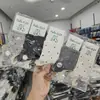 Calcetines de Algodón Puro para Mujer Qianzufang, Calcetines de Media Pantorrilla, Calcetines Deportivos, Calcetines Modernos, Absorbentes de Sudor, Transpirables, Cómodos, Antideslizantes, Estilo Deportivo