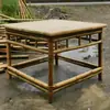 Nova Mesa de Bambu Mesa de Chá Conjunto de Mesa de Jantar e Cadeiras Mesa para Hot Pot Estilo Zen Casa Mesa Longa Quadrada Varanda Mesa Baixa Simples
