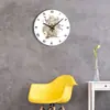 Reloj de Pared Tema Día de Muertos Reloj Calavera Flor Reloj de Pared Decorativo para Sala de Estar Creativo Personalidad Explosiones