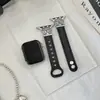 [Correa de Reloj] Adecuada para Correa de iWatch Apple S12 Correa S10987Se Gato Ángel Napa Correa de Reloj para Niñas