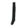 Calcetines Altos de Cachemira Extra Largos Cálidos para Mujer Otoño e Invierno Calcetines por Encima de la Rodilla Calcetines Gruesos con Forro Polar para Mujer 2025 Nuevo Oveja