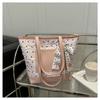 Bolsa Tote Rosa 2025 Nova Super Popular Roupa de Trabalho Versátil Grande Capacidade Acessível Luxo Nicho Bolsa de Ombro de Alta Qualidade para Mulheres