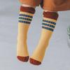 Z051 Calcetines Infantiles al por Mayor Primavera y Verano de Moda Calcetines de Caña Media con Capullo de Flor de Doble Aguja Calcetines de Algodón a la Moda para Niños y Niñas