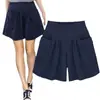 Europeo y Americano Verano Talla Grande Ropa de Mujer Talla Grande Gordo mm Pantalones Cortos de Pierna Ancha Mujer 100kg Hermana Versátil Pantalones Cortos Calientes Culottes Verano de Mujer