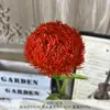 Flor artificial vermelha simulação flor artificial acabada flor de casamento arranjo de chão flor de paisagismo sentido avançado arranjo de flores para sala de estar ornamentos