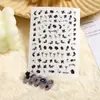 Rosa Estilo Japonês Adesivo Impermeável Estilo Retrô Folha de Rosa Flor Decoração de Nail Art Padrão Pequeno Acessórios para Unhas Nail Art