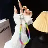 Cordón Corto de Diamantes Completos Cuerda de Muñeca de Lujo Incrustada con Diamantes Llave Identificación Cadena Anti-Pérdida Personalizada Nueva Cuerda de Mano para Exportación