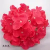 Flor Artificial Hortensia Flor de Boda Flor de Seda Flor de Escenario de Ingeniería Decoración Floral Flor Falsa Accesorios de Boda Flor de Seda Hortensia Pared