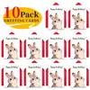 Conjunto de Envelopes para Cartão de Aniversário Novo Transfronteiriço Coelho Super Fofo Feliz Aniversário Bênção de Aniversário Cartão Surpresa